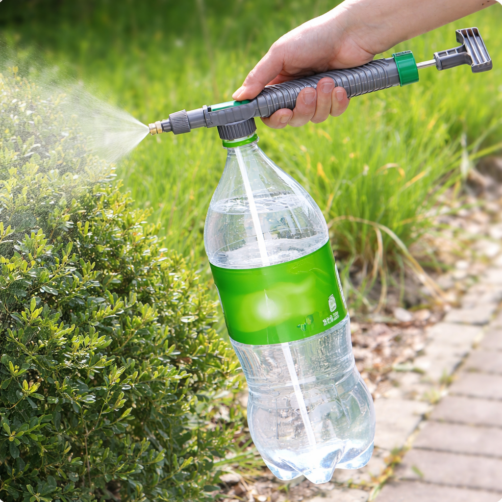 Manual Powerful Bottle Sprayer Attachment for Effective Gardening