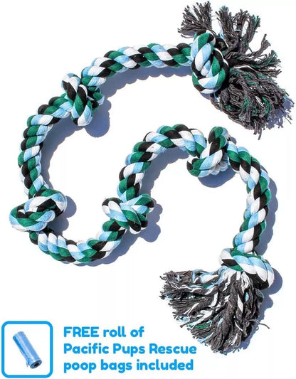 Indestructible 6 Knot Dog Rope Toy