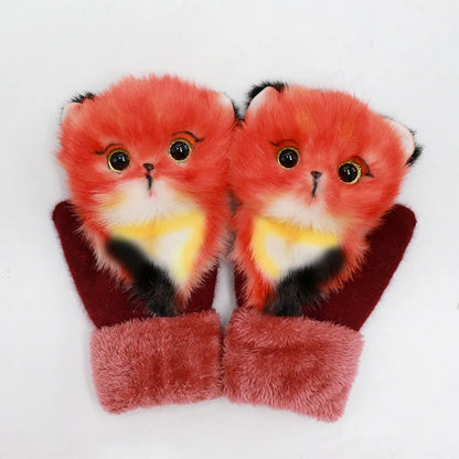 The Perfect Gift Hand-knitted Animal Mittens