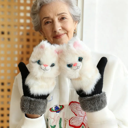 The Perfect Gift Hand-knitted Animal Mittens