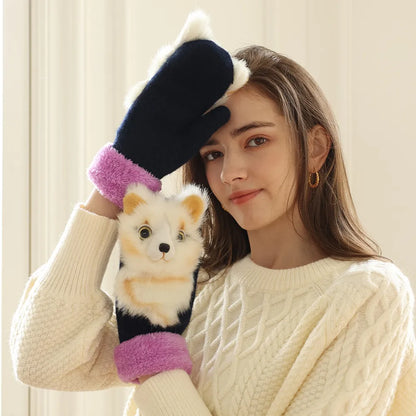 The Perfect Gift Hand-knitted Animal Mittens