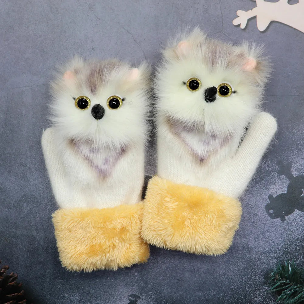 The Perfect Gift Hand-knitted Animal Mittens