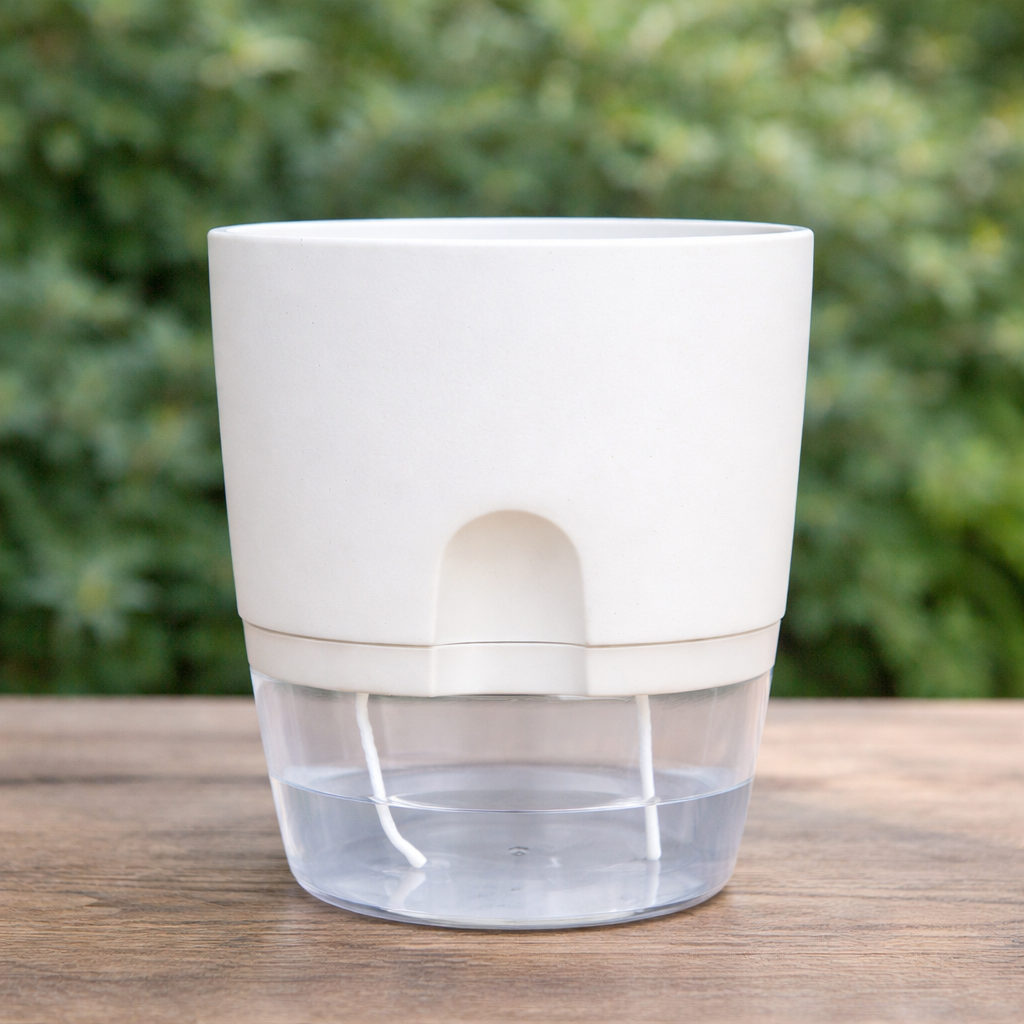 Self Watering Plant Pots with Wick System for Indoor Plants