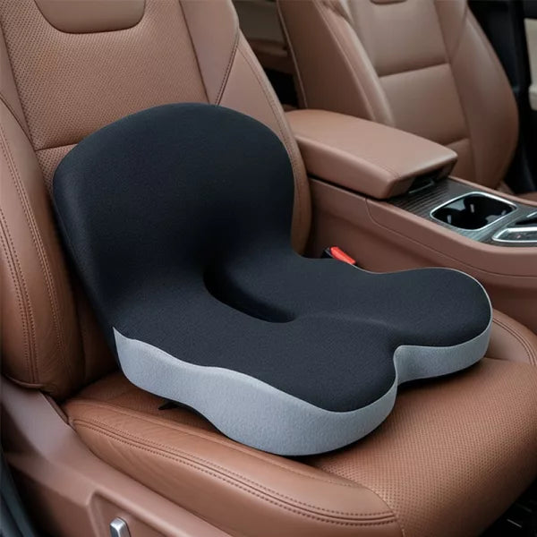Orthopedic Memory Foam Seat Cushion with Lumbar Support