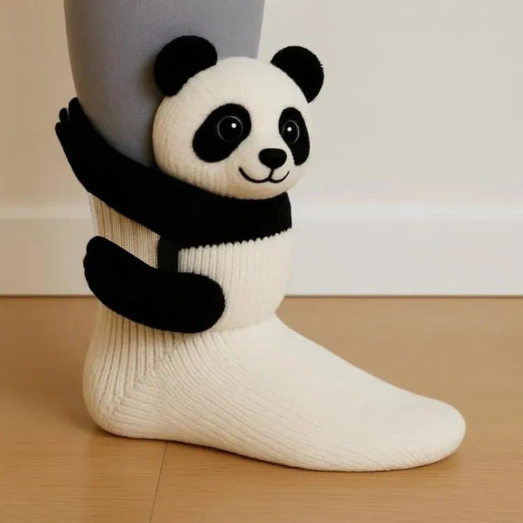 Knitted Animal Socks 3D