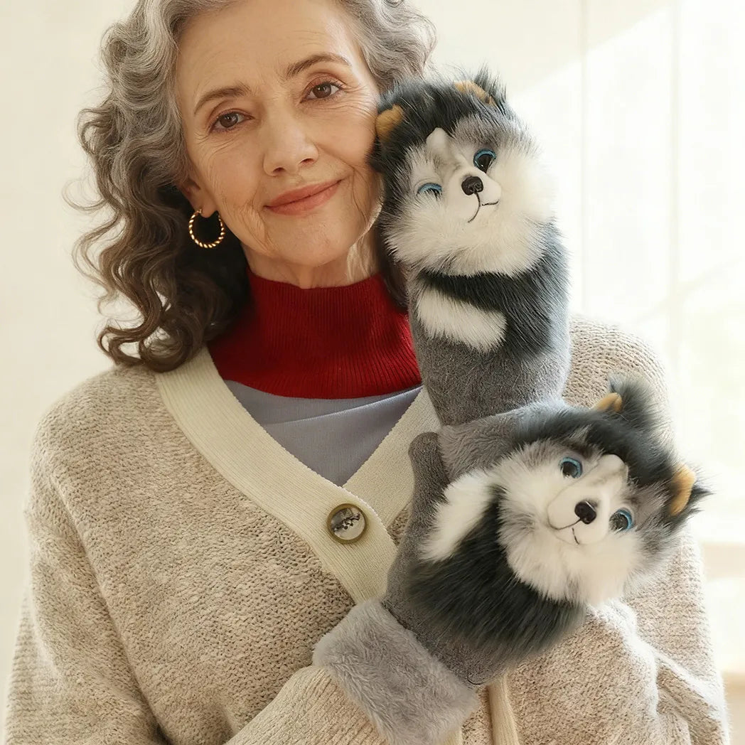 The Perfect Gift Hand-knitted Animal Mittens