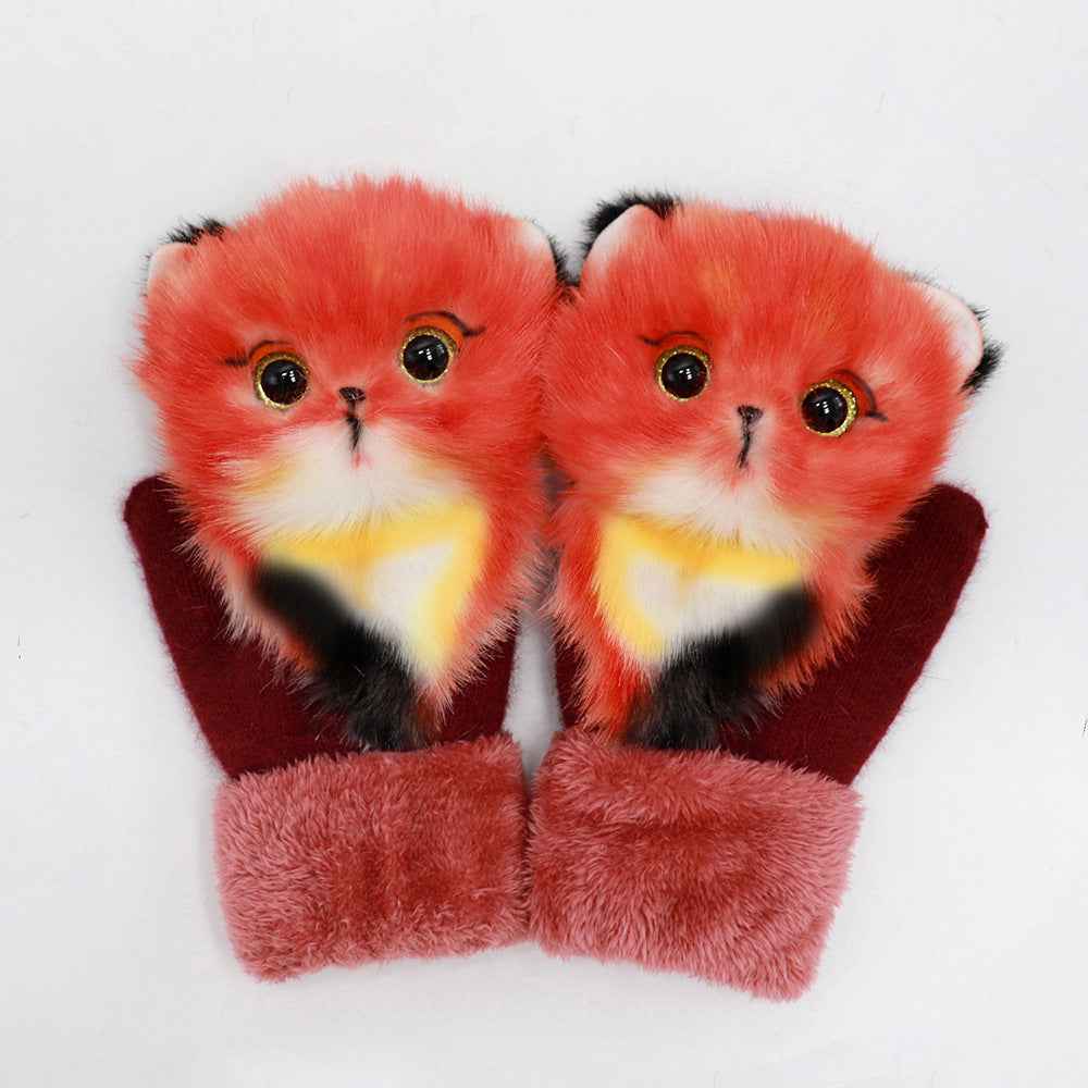 The Perfect Gift Hand-knitted Animal Mittens