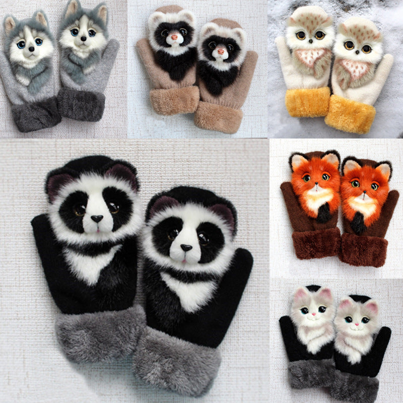 The Perfect Gift Hand-knitted Animal Mittens